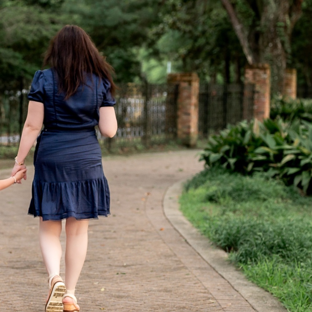 Draper James Navy Mini Dress - Picture 9 of 9